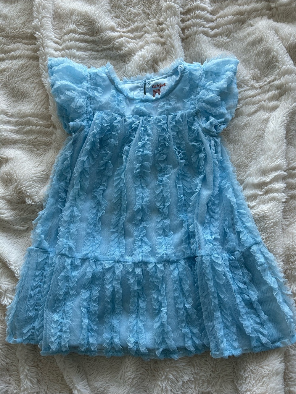 Cat & Jack Light Blue Ruffle Dress for Girls